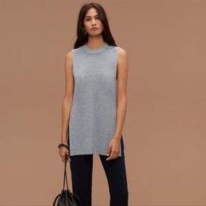 Aritzia Wilfred Palmier sleeveless knit sweater size XS